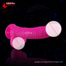 Sexo fuerte sexo femenino silicona mujeres juguetes sexuales Dildo